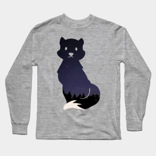 Twilight star fox pattern - Nightsky Long Sleeve T-Shirt